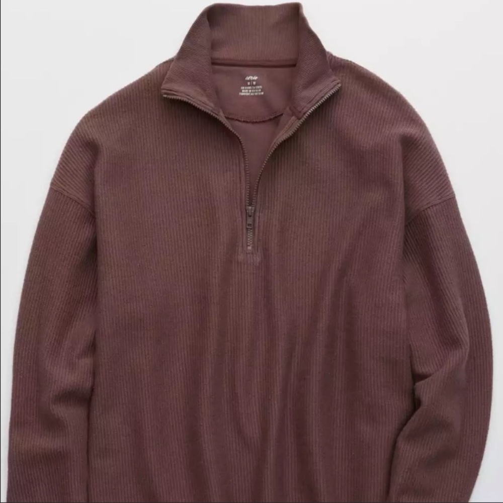 Aerie Corded Quarter Zip